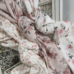 Pañuelo Hijab de Gasa con Estampado de Perlas y Puntos, Chales Malasiares Árabes, Envolturas para la Cabeza, Foulard Floral para Mujer, Bufanda Tudung Bawal Cuatro en Uno - Product Image 2