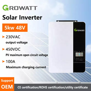 Growatt parallèle 5KW 230V <span class=keywords><strong>SPF5000</strong></span> 48V MPPT chargeur hors réseau hybride onduleur solaire - Product Image 5