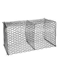 Panier gabion en treillis métallique robuste, taille personnalisée, en Galfan, pour le renforcement de barrages et la construction de canaux fluviaux, vente en gros