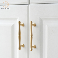 Poignées de porte et quincaillerie de tiroir réglables en laiton, style européen moderne et épuré, pour commodes, chambres et salons - Décoration intérieure classique