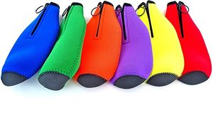 Enfriador de latas de botellas de cerveza de neopreno al por mayor, funda de botella de vino de 330ML con cremalleras, bolsas con soporte para latas de cerveza - Product Image 2