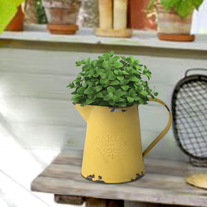 थोक उद्यान फूल के बर्तन, धातु की पानी से जुग एंटीक लक्यूर क्राफ्ट प्लांटर कंटेनर पैकिंग/गिफ्टपैकिंग कर सकते हैं। - Product Image 1