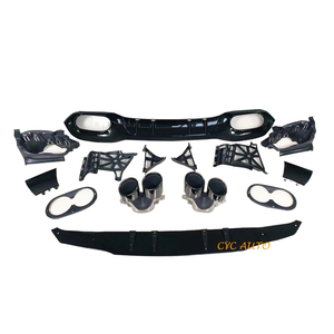 Difusor Trasero <span class=keywords><strong>Tuning</strong></span> W177 para Mercedes Benz Clase A W177 A45 Difusor Trasero Deportivo Hatchback 2019 2020 - Product Image 6