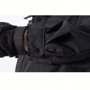 Vêtements de travail multifonctionnels design pour le printemps et l'automne, ensemble chemise boutonnée pour l'entraînement et le travail - Product Image 3