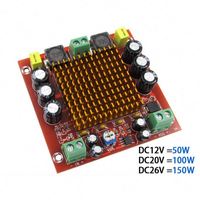 XH-M544 DC 12V 24V 150W TPA3116DA TPA3116 D2 Mono canal amplificateur de puissance Audio numérique carte d'ampli avec préamplificateur NE5532