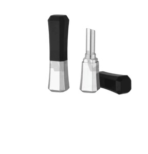 Tubos de Delineador de Ojos de Metal Plateado de Lujo, Botella Vacía Redonda Única para Delineador Líquido con Pincel para Maquillaje - Product Image 1