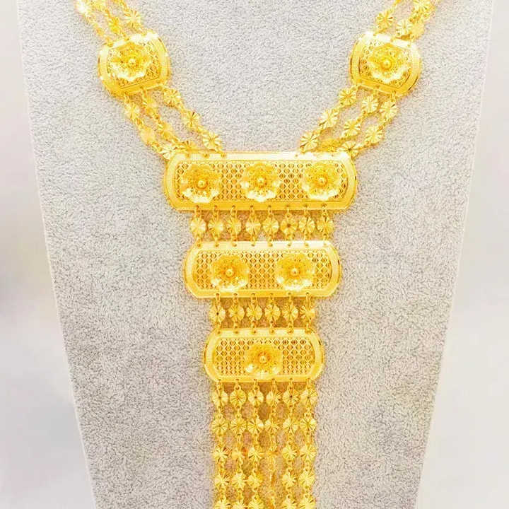 Luxury Saudi Arabia Bridal Jewelry Set