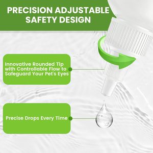 Nettoyant pour les yeux des animaux de compagnie avec logo personnalisé, traitement des taches de larmes, gouttes pour les yeux des chiens, traitement des infections oculaires pour chiens et chats - Product Image 5