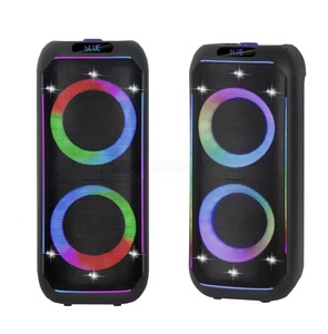 Altavoz Portátil de Doble Woofer de 8 Pulgadas y 40 W de Potencia, Sonido HiFi para Karaoke y Fiestas al Aire Libre, Reproductor de <span class=keywords><strong>Música</strong></span> Inalámbrico NDR-825 - Product Image 1