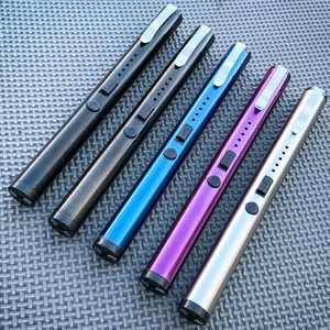 Tactical Flashlight Pen Aircraft Plastic Alloy Rechargeable for EDC & Personal