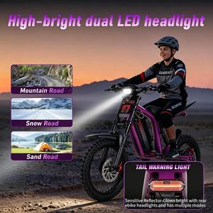 Motocicleta Eléctrica Todoterreno Dinámica y Versátil con Tracción Media para Montañismo, Manejo Estable y Potente - Product Image 4