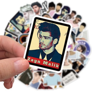 Étiquette Washi en vinyle imperméable personnalisé <span class=keywords><strong>Zayn</strong></span> Malik Singer UK Graffiti Sing Star décor bagages ordinateur portable 50 pièces - Product Image 4