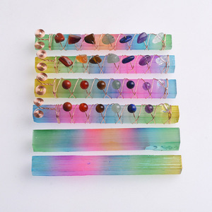 Bán buôn Aura chữa bệnh tinh thể đá hạt dây bọc selenite thanh Chakra Wand cho Yoga Thiền - Product Image 4