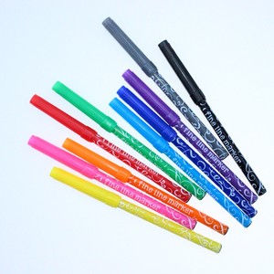 Set crayons 10 couleurs personnalisés <span class=keywords><strong>feutre</strong></span> marqueur stylo aquarelle en pvc pour le <span class=keywords><strong>dessin</strong></span> - Product Image 3