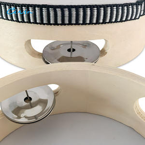 Tambor de Mano de Madera de Entrega Rápida, Mini <span class=keywords><strong>Pandereta</strong></span> de 4 Pulgadas para Bodas y <span class=keywords><strong>Navidad</strong></span> - Product Image 6