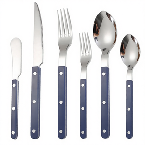 Wholesale Luxury Stainless Steel Modern Royal <b>Flatware</b> <b>Sets</b> with High Mirror Polish Durable Cutlery for Wedding & Party Events - Product Image 1