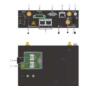Passerelle IoT industrielle Hw AR502EGRc-Lc 50010308 avec 2 ports pour carte SIM double LTE - Product Image 2