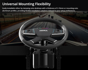 Kit completo de simulación de carreras Moza <span class=keywords><strong>Racing</strong></span> R5 con base de volante de transmisión directa, volante, pedales de presión y soporte para juegos de PC - Product Image 5
