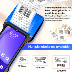 Système de point de vente mobile portable FYJ F1s Plus Android 14 avec imprimante d'étiquettes et de reçus 58 mm, écran 6,5 pouces, plusieurs tailles d'étiquettes, machine de point de vente - Product Image 6