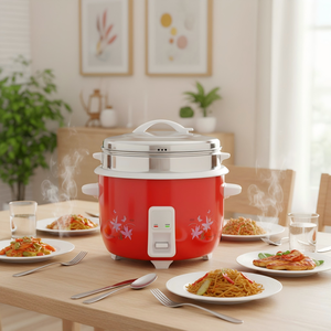 Autocuiseur Commercial Grande Capacité Automatique 4350W 16L Forme Tambour Commande à un Bouton Cuisson Rapide pour Usage Domestique Grande Capacité - Product Image 1