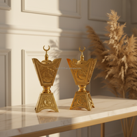 En gros, Brûleur d'encens en métal sculpté pour l'automne, Décoration de table, Ornement artisanal, Cadeau, Fourniture en gros