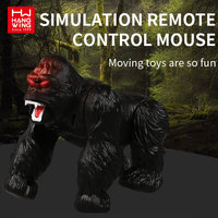 HW-juguetes de animales de radiocontrol, simulación de dibujos animados, chimpancés infrarrojos, Control remoto de plástico, divertido nivel infrarrojo, juguetes para mascotas