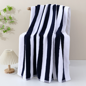 <span class=keywords><strong>Toalla</strong></span> de <span class=keywords><strong>Playa</strong></span> Cabana Stripe para Deportes de Verano, 30x60 Pulgadas, Extra Grande, 100% Algodón Anillado, Hipoalergénica, Tejida, de Lujo, para Baño y Piscina - Product Image 5