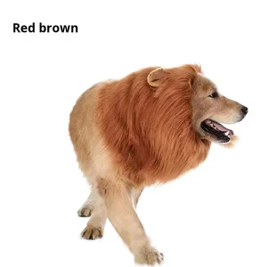 Costume de <span class=keywords><strong>chien</strong></span> lion amusant Baboney, perruque en fausse fourrure de haute qualité, chapeau pour transformation de <span class=keywords><strong>Golden</strong></span> <span class=keywords><strong>Retriever</strong></span>, toutes saisons - Product Image 3