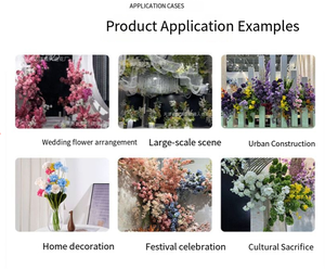 Fleur d'amarilisse artificielle imperméable, technique de gaufrage artisanale, <span class=keywords><strong>amaryllis</strong></span> artificielle pour la Saint-Valentin - Product Image 4