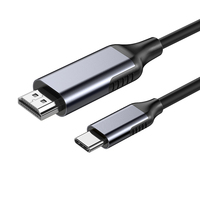 Nuevo Adaptador de Cable USB-C 3.1 a HDMI de 1.8m, 4k 60Hz/30Hz 8K 60Hz, Adaptador de Cable USB-C Macho a HDMI Macho para Teléfono y Portátil