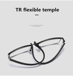Vente en gros de lunettes presbytes pour hommes 3.0 monture en métal TR90 unisexe printemps temples lunettes de lecture bloquant la lumière bleue lunettes de lecture - Product Image 5