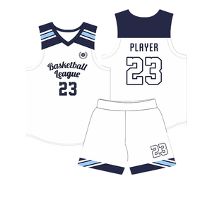 Ensemble de maillot de <span class=keywords><strong>basket</strong></span>-ball Curry de dernière génération, personnalisé, <span class=keywords><strong>pour</strong></span> hommes, <span class=keywords><strong>été</strong></span>, séchage rapide, blanc/bleu, antibactérien, respirant - Product Image 2