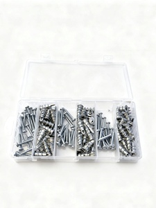 Kit di 100 Tasselli Autoperforanti in Lega di Zinco Zincato con Testa Piatta per <span class=keywords><strong>Cartongesso</strong></span> - Product Image 2