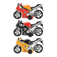 Véhicule jouet de simulation de moto à retirer à assembler bricolage