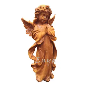 Outdoor Decorative Wholesale Metal Rusty Angel Fairy Sculpture Statue Home Garten Decoration And Garden Items Outdoor Garden Decor