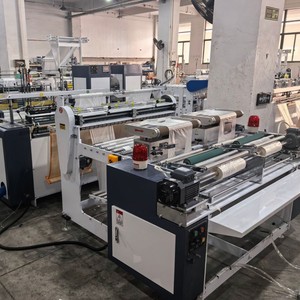 Machine à fabriquer des sacs Hongtong RHT-500*2, équipement de production entièrement automatique de sacs poubelle en plastique - Product Image 1