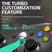 Control Inalámbrico BT Directo de Fábrica con Motor de Vibración, Gamepad Inalámbrico para Xbox 360/PC