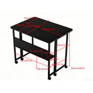 <b>Folding</b> <b>Desk</b> 31.5 Inches Writing Computer <b>Desk</b> for Study Home Office Foldable Office <b>Desk</b> - Product Image 6