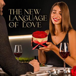 กลามูร์ บูติก ดอกกุหลาบอบแห้งในกล่องทรงกลม ขนาด 5x5x5.5 นิ้ว ดอกไม้แห้งสำหรับวันวาเลนไทน์ - Product Image 4