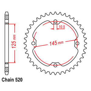 Piñón de Repuesto para ATV <span class=keywords><strong>Raptor</strong></span> <span class=keywords><strong>700</strong></span>, Personalizado de Fábrica, 36T 38T, en Estado Nuevo, Material de Plástico y Acero, Yamaha YFM <span class=keywords><strong>700</strong></span> 250 350 <span class=keywords><strong>Raptor</strong></span> - Product Image 5