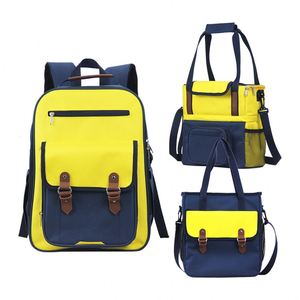 Bolso de Mano 3 en 1 Personalizado, Bolso de Hombro, Mochila Escolar para Niño y Niña, Bolsos Escolares con Bloques de Color - Product Image 6