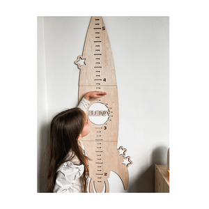 Tabla de crecimiento con forma de animal, tabla de crecimiento para niños, tabla de crecimiento de madera - Product Image 1