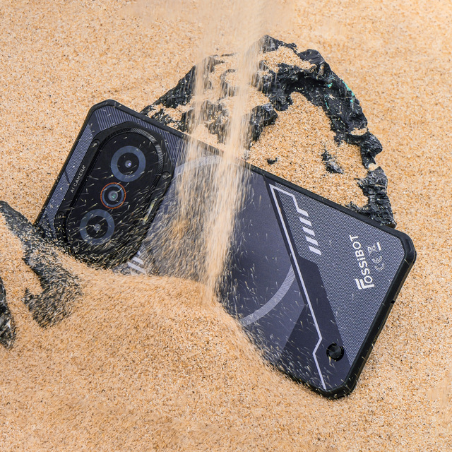 Fossibot F114 5000mAh Android15 6.67"IPS Display 50MP Camera 18W Fast Charging IP68/IP69 Waterproof outdoor Rugged Smartphone