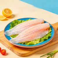 Filet de Pangasius IQF surgelé sans peau ni os 170-220g 10x1kg Fournisseur en gros de fruits de mer en vrac
