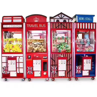 Machine d'arcade à griffes économique à monnayeur avec griffe de grue et accepteur de billets pour cadeaux en peluche et jeux d'intérieur