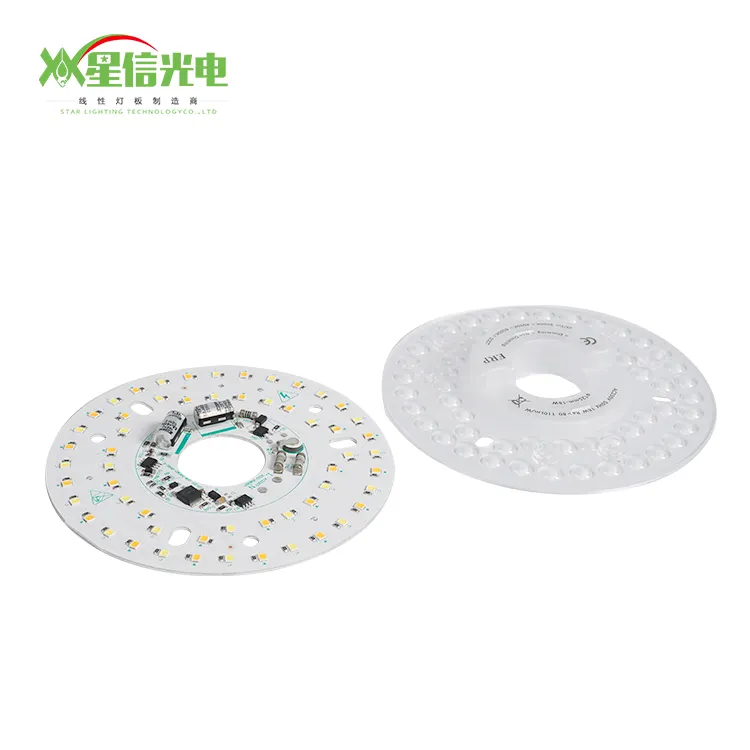 XGD-ventilador de placa PCB de aluminio, alto lúmenes, certificado CB, cambio de Color de luz, 18W, 22W, módulo LED DOB