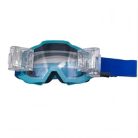 Lunettes de sport de motocross personnalisées avec verres anti-UV400 de style roll-off, optimales pour le cyclisme et la conduite