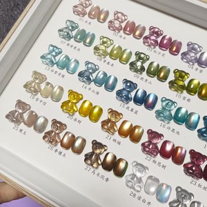 AILANUO Factory Supplier Beauty OEM/ODM Hot Sale Spring and Summer 2026 Trend Colors HEMA&TPO FREE Lumina Cat Eye Gel Polish - Product Image 3