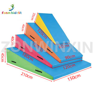 ZONWINXIN <span class=keywords><strong>Tapis</strong></span> d'inclinaison en mousse souple pour la <span class=keywords><strong>gymnastique</strong></span>, forme de <span class=keywords><strong>fromage</strong></span>, pour la pratique de la <span class=keywords><strong>gymnastique</strong></span>, préscolaire - Product Image 2