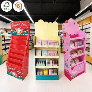 Exhibidores de Cartón Modernos, Giratorios, Portátiles y Compactos, Personalizados, para Mostrador, Publicidad <span class=keywords><strong>en</strong></span> Supermercados, Promociones, Cosméticos - Product Image 1